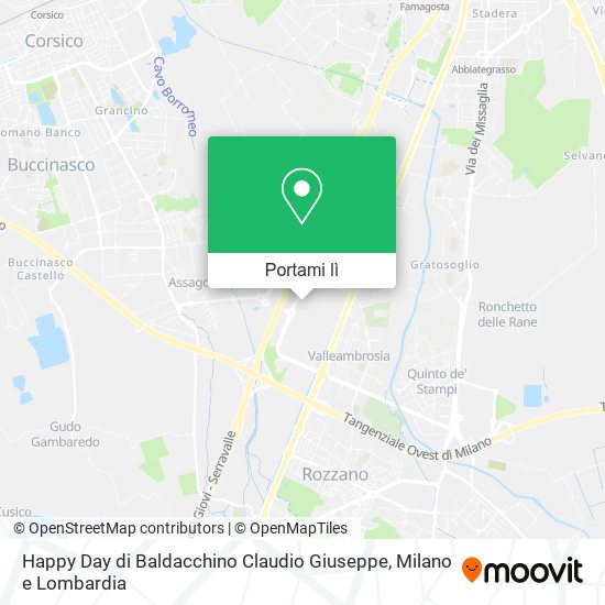Mappa Happy Day di Baldacchino Claudio Giuseppe