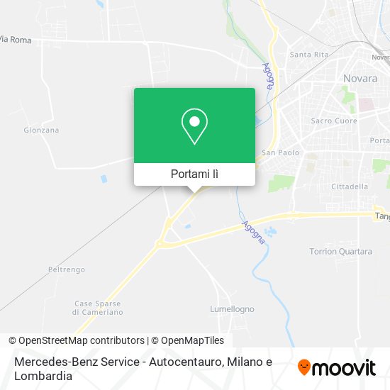 Mappa Mercedes-Benz Service - Autocentauro