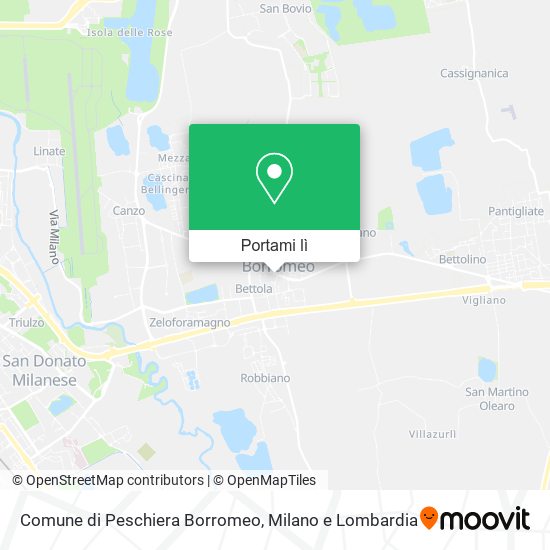 Mappa Comune di Peschiera Borromeo