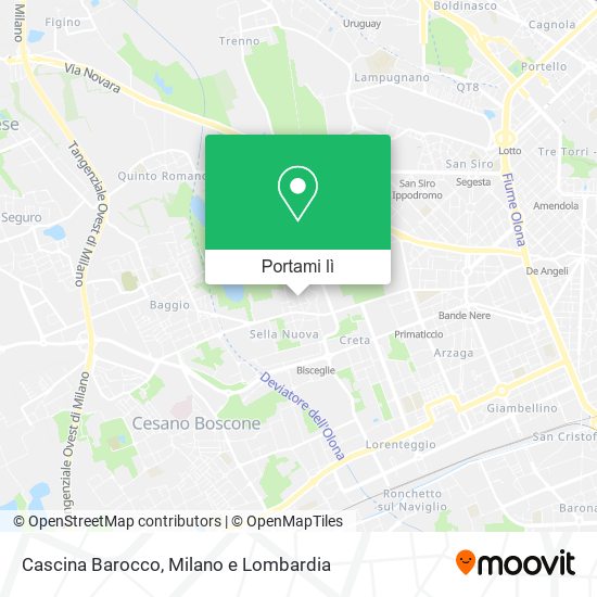 Mappa Cascina Barocco
