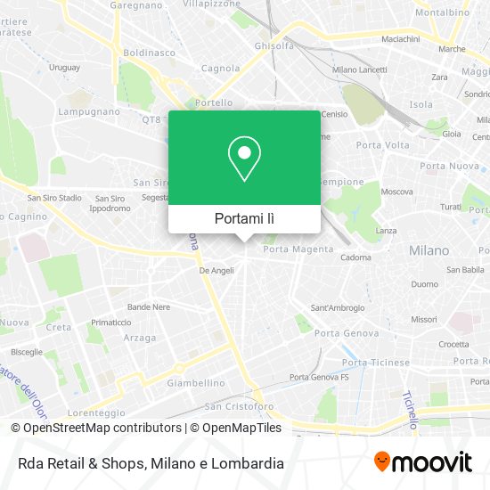 Mappa Rda Retail & Shops