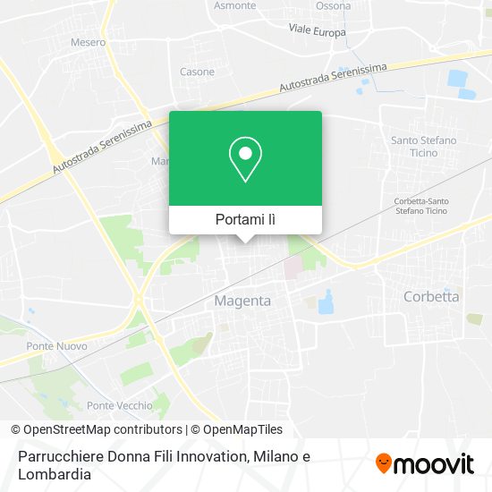 Mappa Parrucchiere Donna Fili Innovation