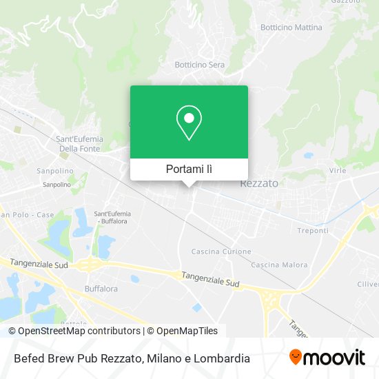 Mappa Befed Brew Pub Rezzato