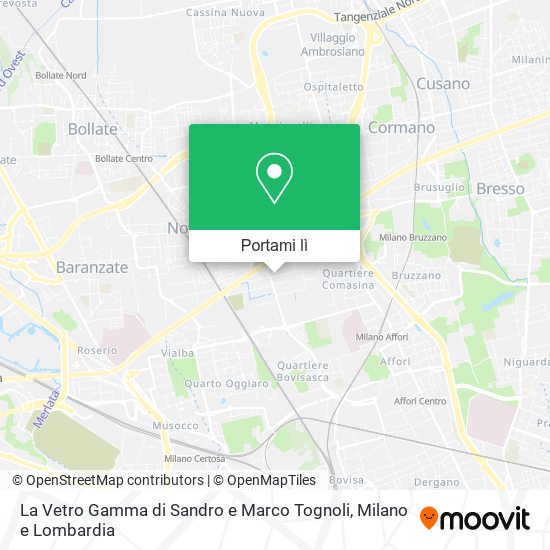 Mappa La Vetro Gamma di Sandro e Marco Tognoli