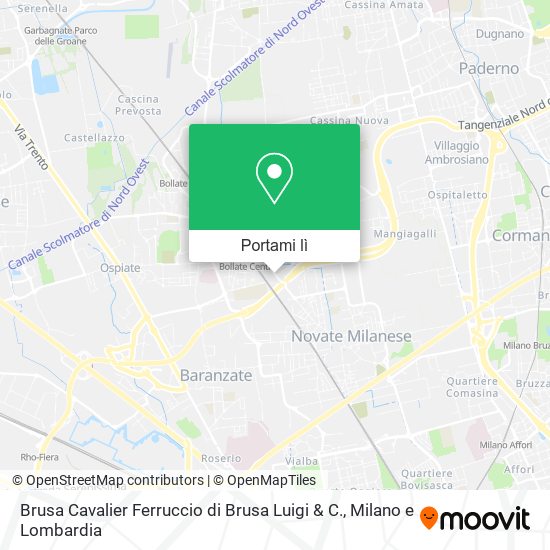 Mappa Brusa Cavalier Ferruccio di Brusa Luigi & C.