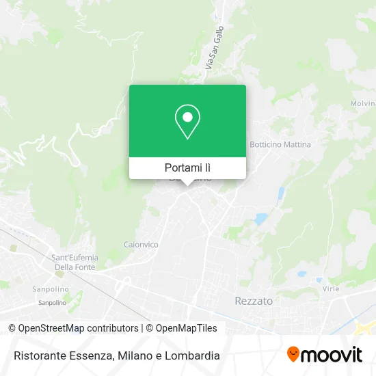 Mappa Ristorante Essenza