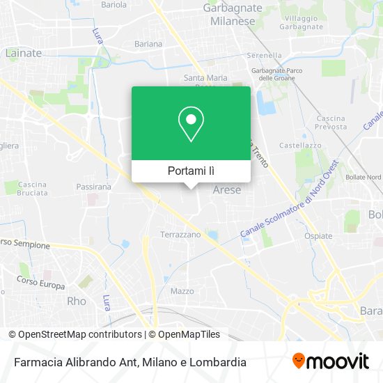 Mappa Farmacia Alibrando Ant