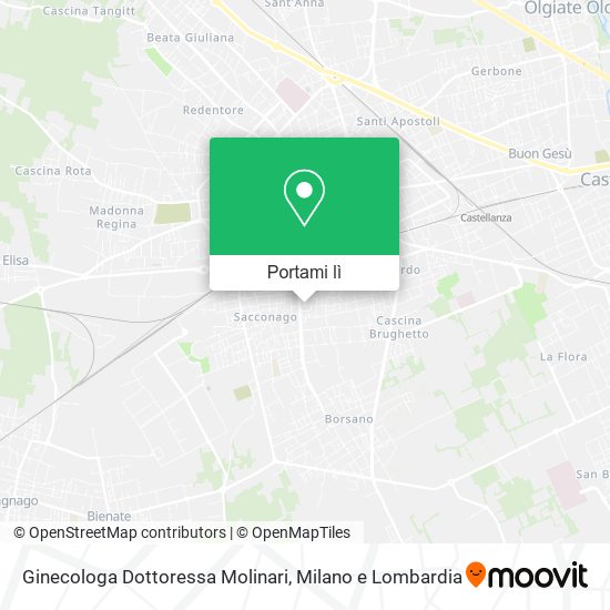 Mappa Ginecologa Dottoressa Molinari