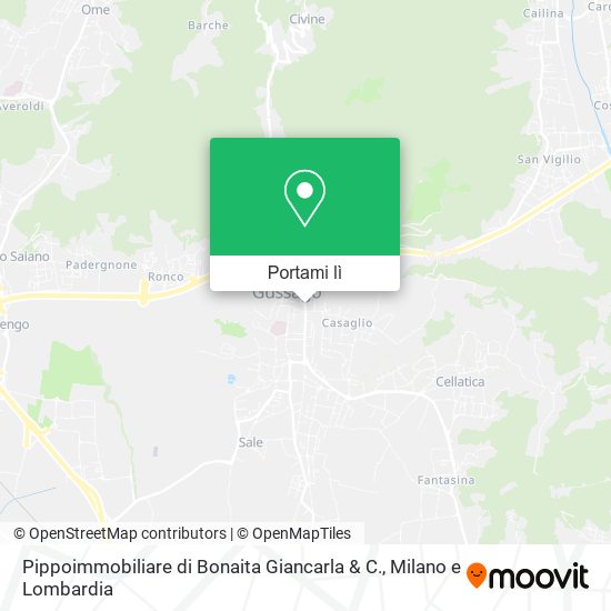 Mappa Pippoimmobiliare di Bonaita Giancarla & C.