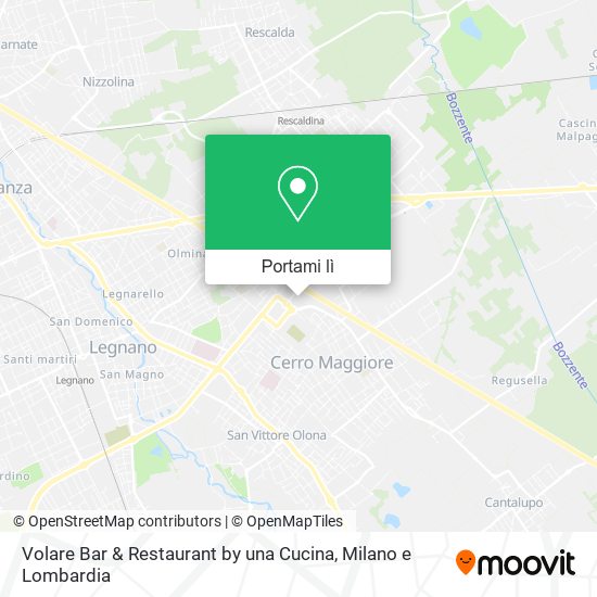 Mappa Volare Bar & Restaurant by una Cucina
