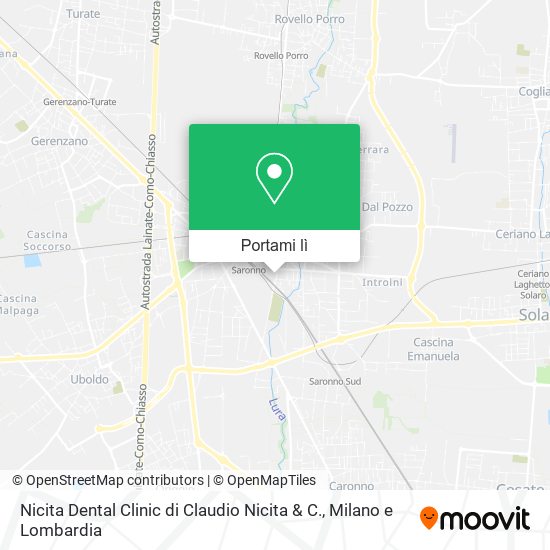 Mappa Nicita Dental Clinic di Claudio Nicita & C.
