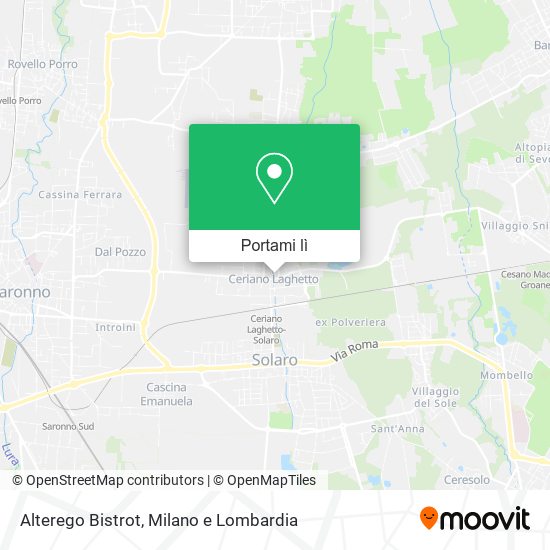 Mappa Alterego Bistrot