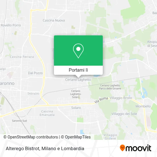 Mappa Alterego Bistrot