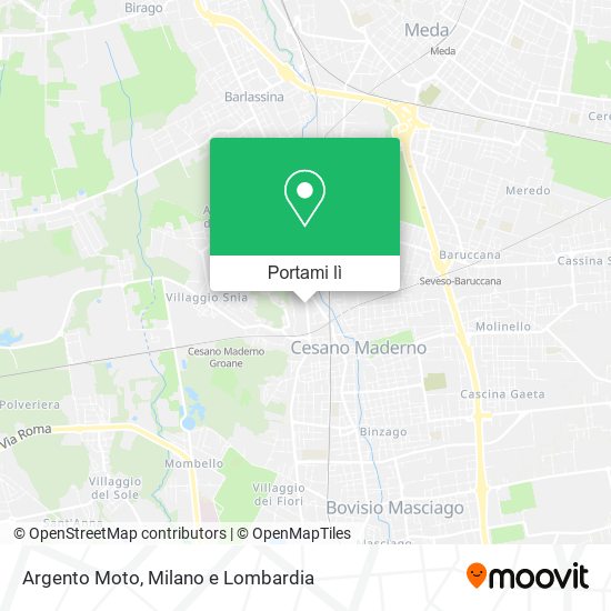 Mappa Argento Moto
