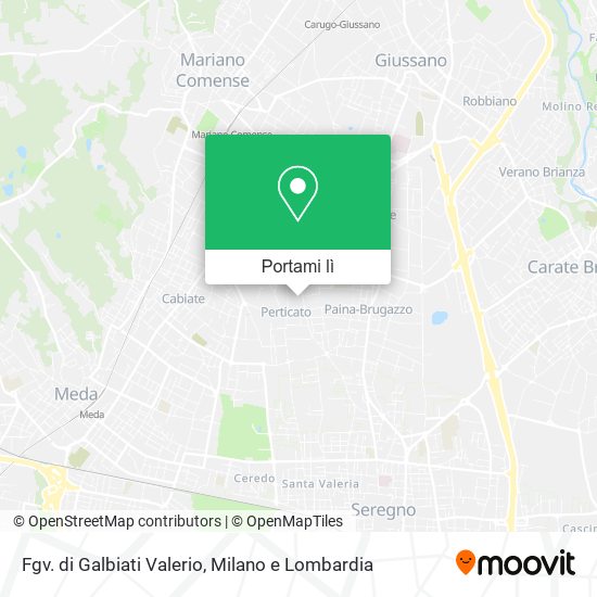 Mappa Fgv. di Galbiati Valerio