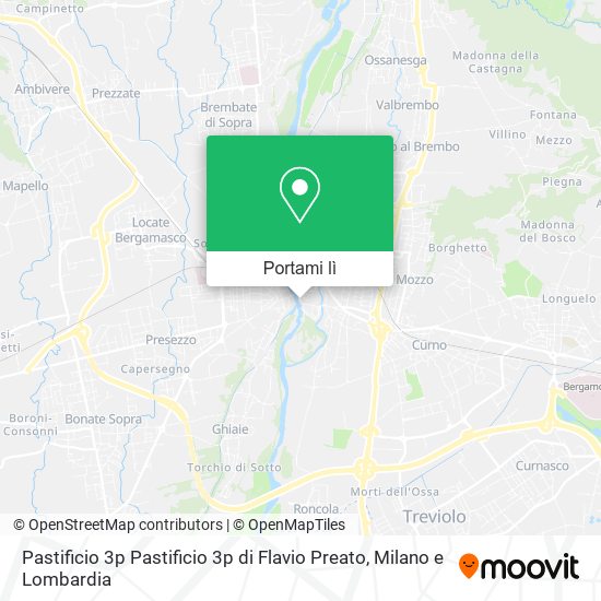 Mappa Pastificio 3p Pastificio 3p di Flavio Preato