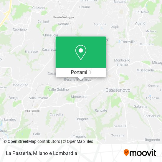 Mappa La Pasteria