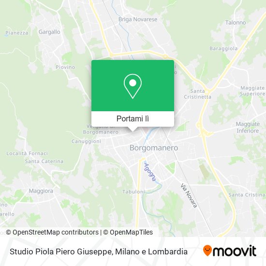 Mappa Studio Piola Piero Giuseppe