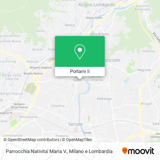 Mappa Parrocchia Nativita' Maria V.