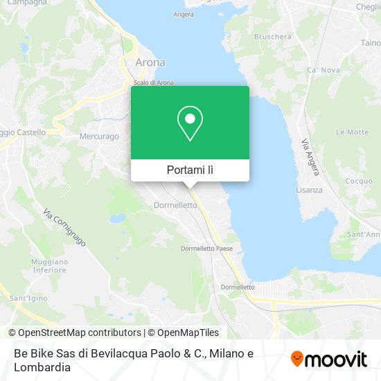 Mappa Be Bike Sas di Bevilacqua Paolo & C.