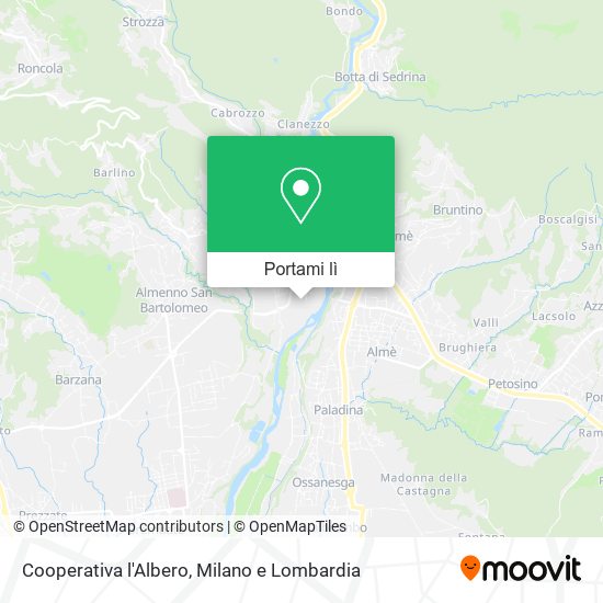 Mappa Cooperativa l'Albero