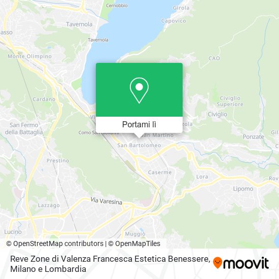 Mappa Reve Zone di Valenza Francesca Estetica Benessere