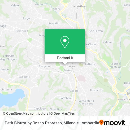 Mappa Petit Bistrot by Rosso Espresso
