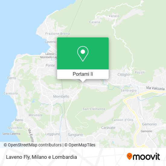 Mappa Laveno Fly