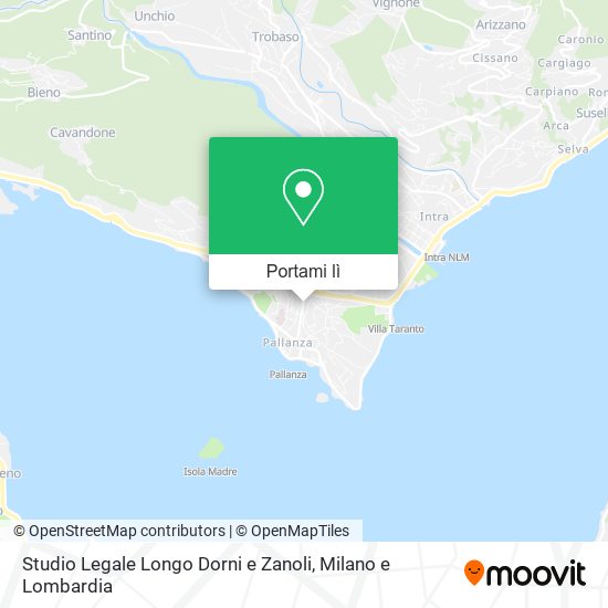 Mappa Studio Legale Longo Dorni e Zanoli
