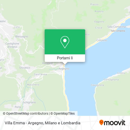 Mappa Villa Emma - Argegno