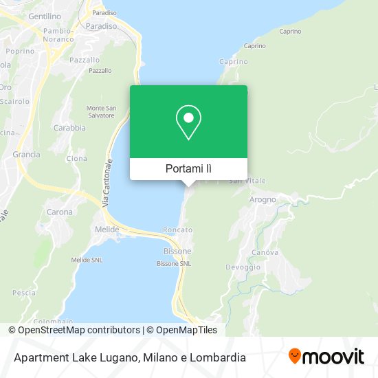 Mappa Apartment Lake Lugano