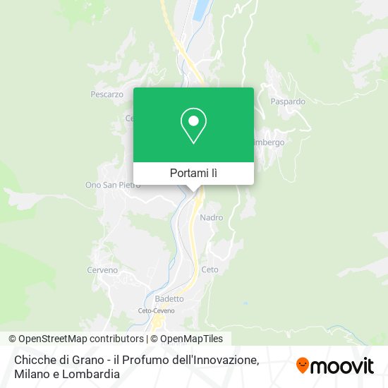 Mappa Chicche di Grano - il Profumo dell'Innovazione