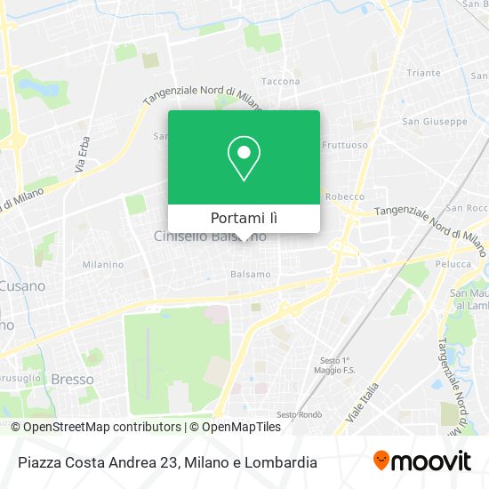 Mappa Piazza Costa Andrea 23