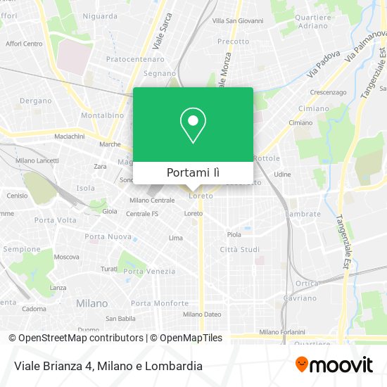 Mappa Viale Brianza 4