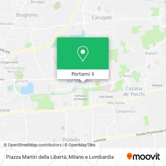 Mappa Piazza Martiri della Libertà