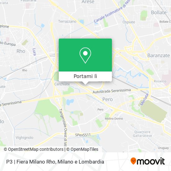 Mappa P3 | Fiera Milano Rho