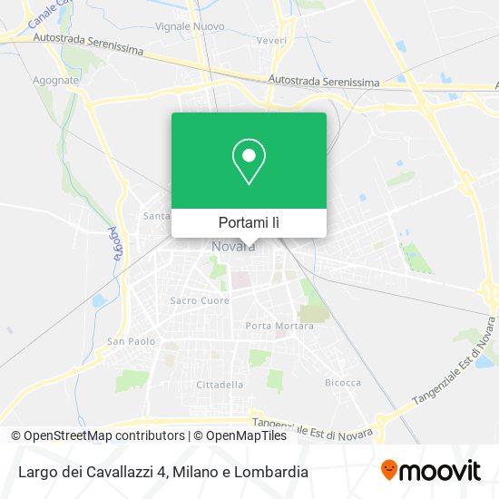Mappa Largo dei Cavallazzi  4