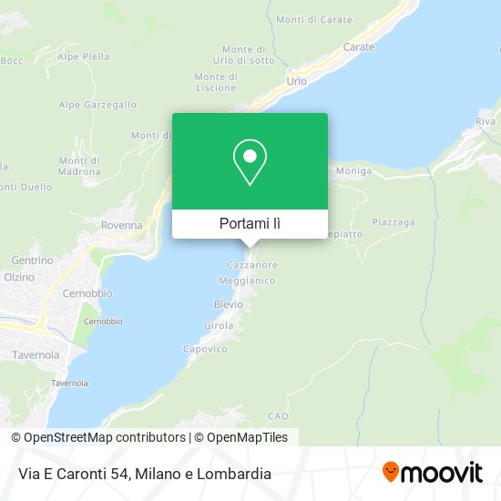 Mappa Via E  Caronti  54