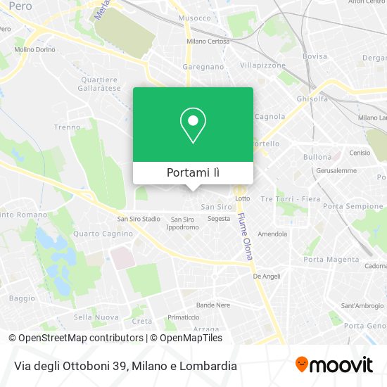 Mappa Via degli Ottoboni 39