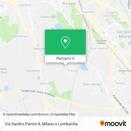 Mappa Via Sandro Pertini 8