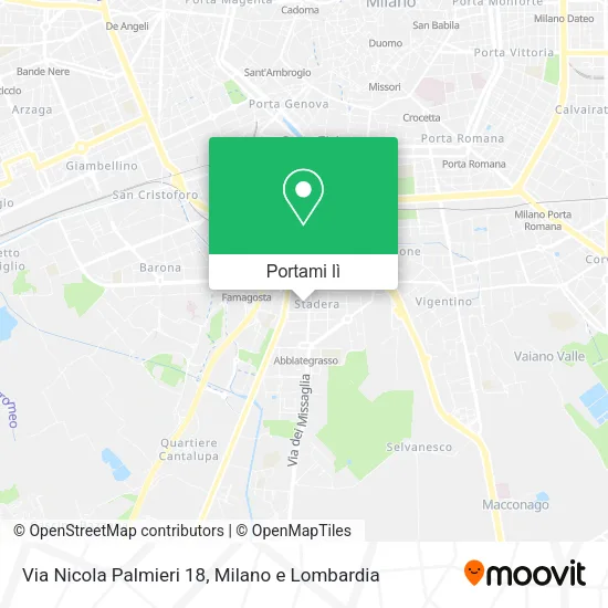 Mappa Via Nicola Palmieri 18
