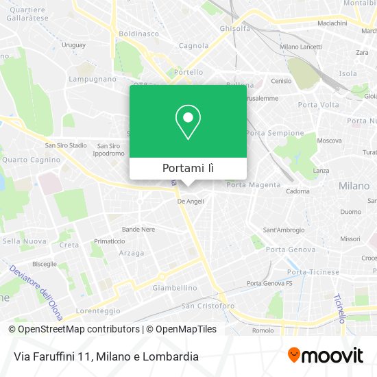 Mappa Via Faruffini 11