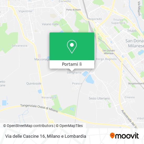 Mappa Via delle Cascine 16