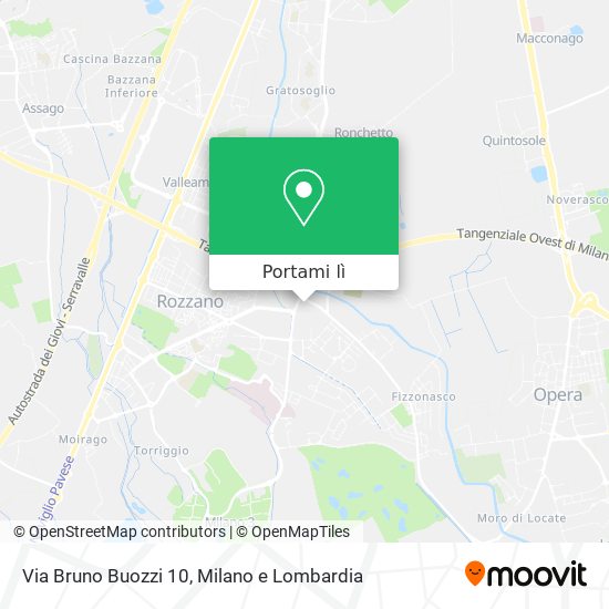 Mappa Via Bruno Buozzi 10