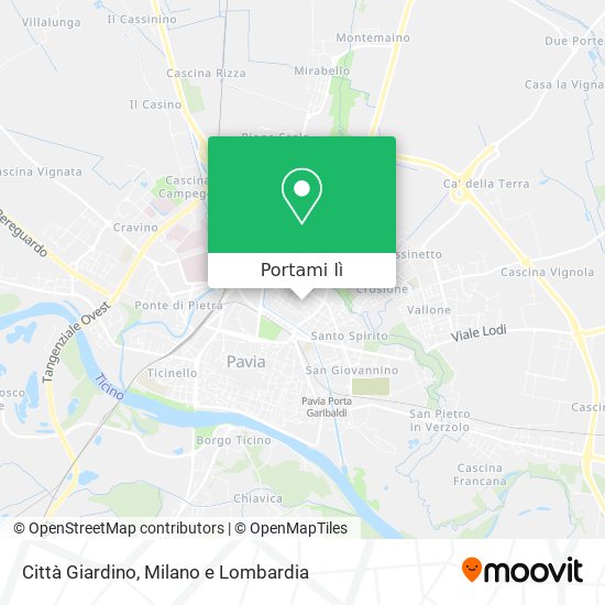 Mappa Città Giardino