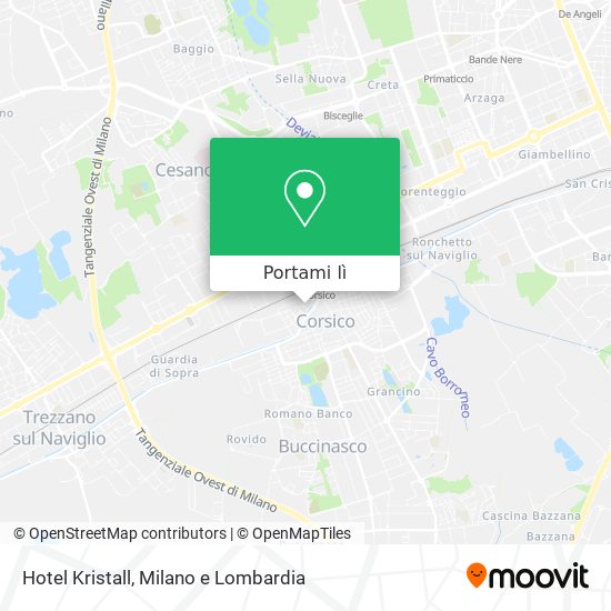Mappa Hotel Kristall