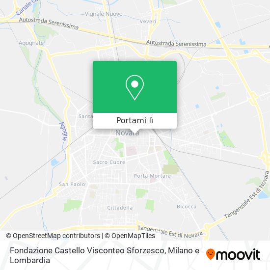 Mappa Fondazione Castello Visconteo Sforzesco