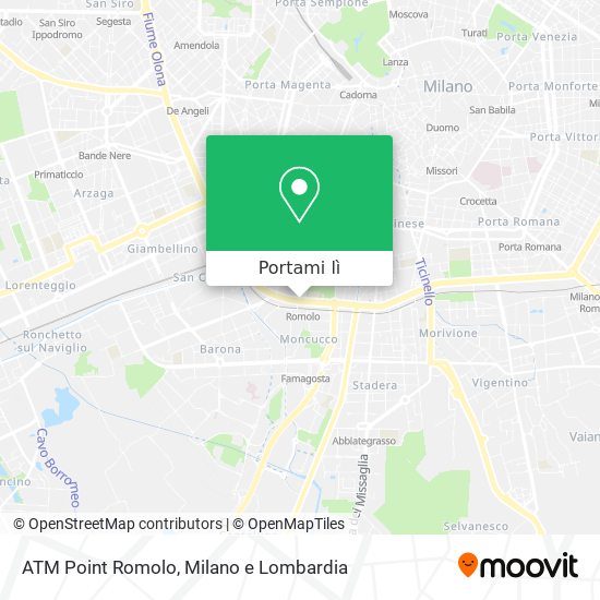 Mappa ATM Point Romolo