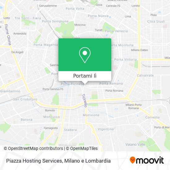 Mappa Piazza Hosting Services