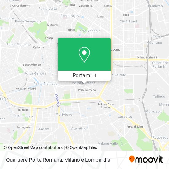 Mappa Quartiere Porta Romana